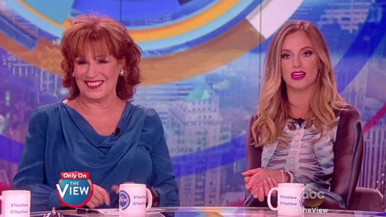 Joy Behar, Nicole Arbour, The View Joy Behar, Nicole Arbour, The View
